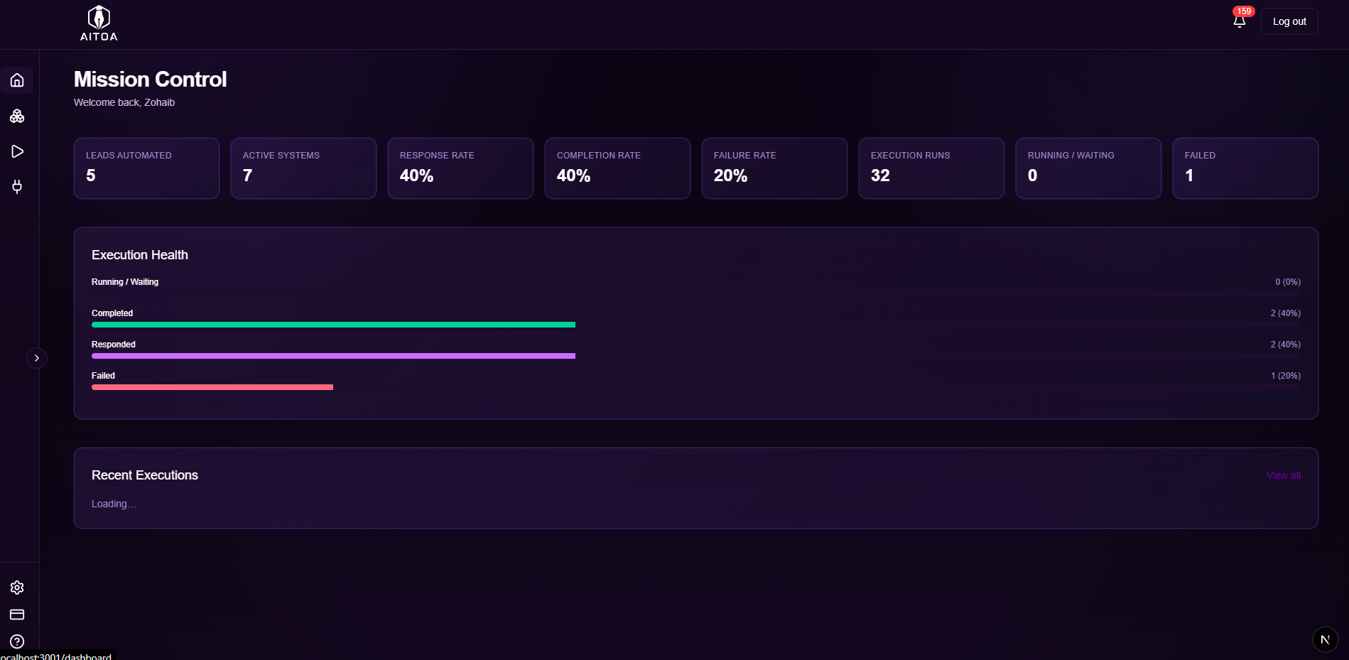 Aitoa Mission Control